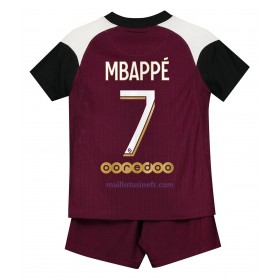 Maillot de Foot Paris Saint-Germain Kylian Mbappé 7 Troisième 2021 - Enfant